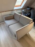 Mooie 2p bank IKEA Smedstorp beige bruik eiken, Huis en Inrichting, Ophalen, 150 tot 200 cm, Tweepersoons, 75 tot 100 cm