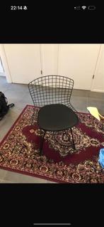 Stijlvolle Draadstoel, Ophalen, Gebruikt, Zwart, Metaal