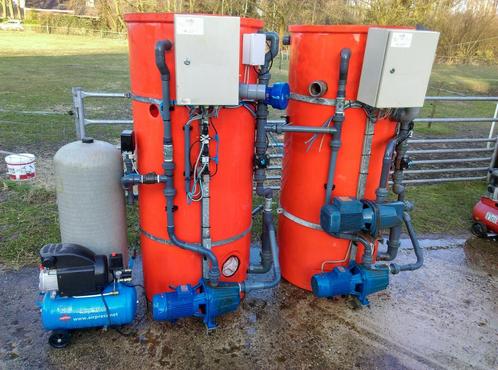 Remon dubbele ontijzeringsinstallatie beregening hydrofoor, Tuin en Terras, Waterpompen, Zo goed als nieuw, Elektrisch, Hydrofoorpomp