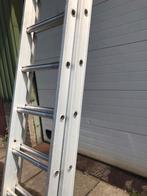 LANGE SCHUIF LADDER TRAP ALUMINIUM, Ophalen, Zo goed als nieuw, Opvouwbaar of Inschuifbaar, 4 meter of meer