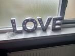 Verlichte decoratie letters love oa bruiloft, Versiering, Ophalen of Verzenden, Geboorte of Huwelijk