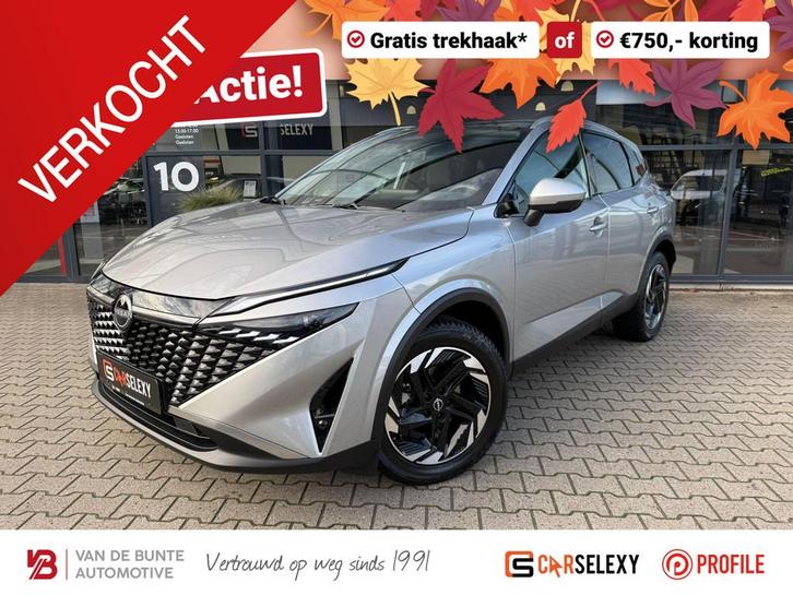 Nissan Qashqai 1.3 MHEV Xtronic N-Connecta *Easy & Design Pa, Auto's, Nissan, Bedrijf, Te koop, Qashqai, 360° camera, ABS, Adaptive Cruise Control