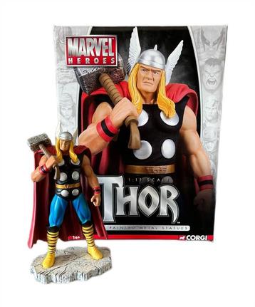 Thor Handgeschilderde Beeld – Corgi Marvel Heroes (2006, gel beschikbaar voor biedingen