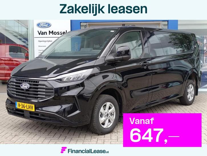 Ford Transit Custom 320 2.0 TDCI L2H1 Limited | 170PK | Auto, Auto's, Bestelauto's, Bedrijf, Lease, Financial lease, ABS, Achteruitrijcamera
