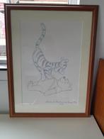 Winnie the Pooh Litho Poster Schets Disney jaren '80, Ophalen