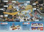 Retro reclame 1991 Lego miniland haven & vrachttrein, Overige typen, Ophalen of Verzenden