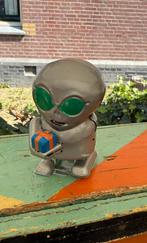 Blikken opwind Alien Ruimtewezen Robot 6 cm, Ophalen of Verzenden, Zo goed als nieuw
