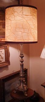 Antieke Barok Bronzen Tafellamp, Huis en Inrichting, Lampen | Vloerlampen, Ophalen of Verzenden