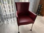 6 mooie leren eetkamerstoelen, Huis en Inrichting, Stoelen, Ophalen, Leer, Zo goed als nieuw, Vijf, Zes of meer stoelen