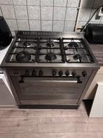 Pelgrim 6-pits gasfornuis met oven (90cm breed), Witgoed en Apparatuur, Fornuizen, Gebruikt, 60 cm of meer, Ophalen of Verzenden