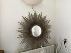 Spiegel zon brons 80cm, Ophalen, Rond, Zo goed als nieuw, 75 tot 100 cm