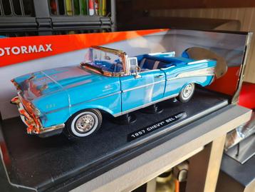 1:18 Chevrolet Bel Air uit 1957 Lichtblauw MotorMax  beschikbaar voor biedingen