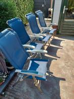 4 campingstoelen, Caravans en Kamperen, Ophalen, Zo goed als nieuw, Campingstoel