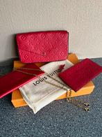 Louis Vuitton Felicie Rood, Ophalen, Zo goed als nieuw, Rood, Handtas