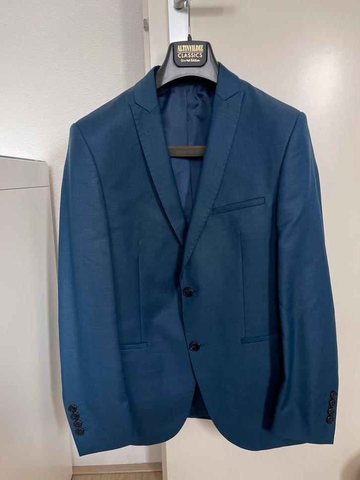 Blauw Altinyildiz herenpak maat 46, Kleding | Heren, Kostuums en Colberts, Zo goed als nieuw, Maat 46 (S) of kleiner, Blauw, Ophalen