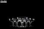 6 X Verrerie Doyen – Sterren – Gegraveerde coupes – Kristal, Antiek en Kunst, Antiek | Glas en Kristal, Ophalen of Verzenden