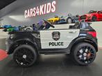 Politie kinderjeep - zwaailichten - soft start - leren zit, Ophalen of Verzenden, Nieuw, Afstandsbediening