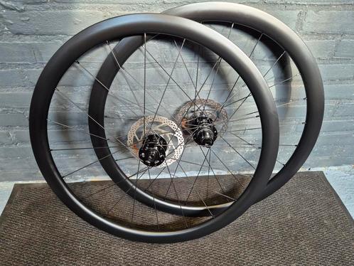 Nieuwe 38mm Carbon disc wielset, Fietsen en Brommers, Fietsonderdelen, Nieuw, Racefiets, Wiel, Ophalen