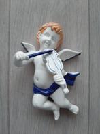 Mooi engel (22 cm) engeltje viool voor aan de muur, Ophalen, Gebruikt