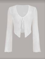 new withe shein bluose., Kleding | Dames, Blouses en Tunieken, Ophalen of Verzenden, Nieuw, Wit