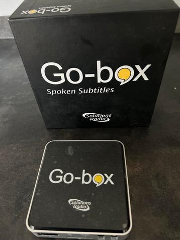 Go-box Spoken Subtitles Decoder beschikbaar voor biedingen