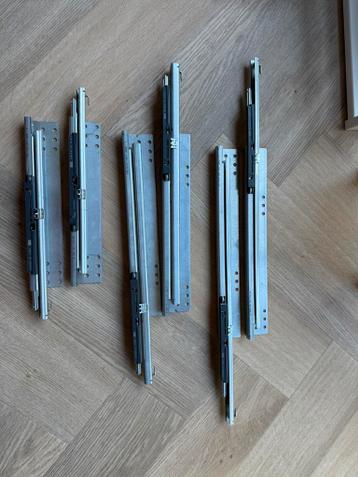 6 stuks IKEA MAXIMERA softclose ladegeleiders (METOD) nu €25 - afbeelding 1