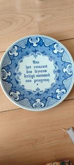 Delfts blauw bord, Antiek en Kunst, Ophalen
