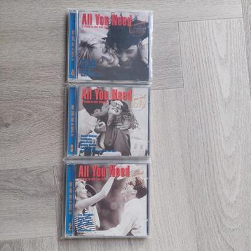 3 X 1CD / Various / All You Need Vol. 2., 3., 4. Nieuwstaat beschikbaar voor biedingen