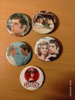 5 Originele grease buttons uit 1978, Verzamelen, Ophalen, Overige typen