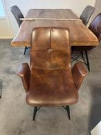 Haco Stoel te Koop, Huis en Inrichting, Ophalen, Gebruikt, Bruin, Leer