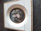 Laat 19e-eeuws Frans miniatuur – Mona Lisa – parelmoer & bee, Ophalen of Verzenden