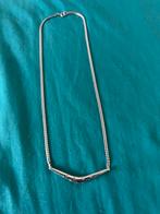 Zilveren Ketting met Zirkonia, Ophalen of Verzenden, Zo goed als nieuw, Zilver, Met edelsteen