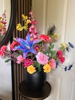 Toetervaas met Zijden bloemen Luxe Set Compleet, Ophalen of Verzenden, Nieuw