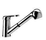 Mengkraan met uittrekbare sproeikop- sproeier chroom, Ophalen, Nieuw, Chroom, Kraan