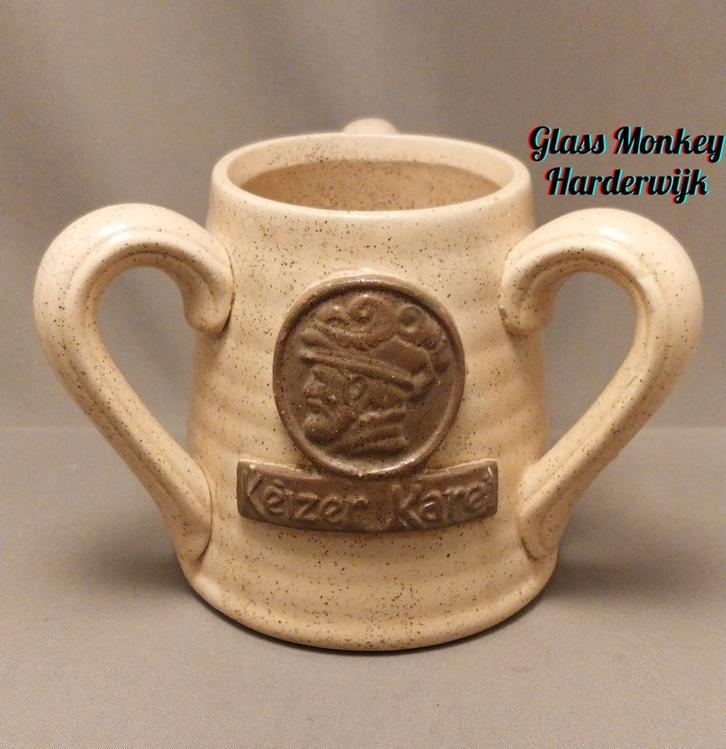Keizer Karel stenen biermok., Verzamelen, Biermerken, Zo goed als nieuw, Overige typen, Overige merken, Ophalen of Verzenden