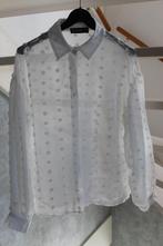 Witte doorschijnende blouse Guts & Gusto maat L, Kleding | Dames, Guts & Gusto, Maat 42/44 (L), Ophalen of Verzenden, Wit