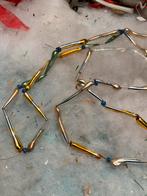 Vintage antiek Kerstboomversiering - Glazen kralen Slingers, Diversen, Kerst, Gebruikt, T, Ophalen of Verzenden, N