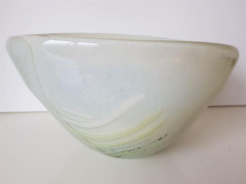 D183 Zware glazen schaal, gaaf, Huis en Inrichting, Woonaccessoires | Schalen en Manden, Zo goed als nieuw, Rond, Glas, Ophalen of Verzenden