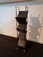 CD-rek zwart Lourens Fisher design 8x15 cd's 120 cd's - A1, Ophalen, 75 tot 150 discs, Nieuw, Metaal