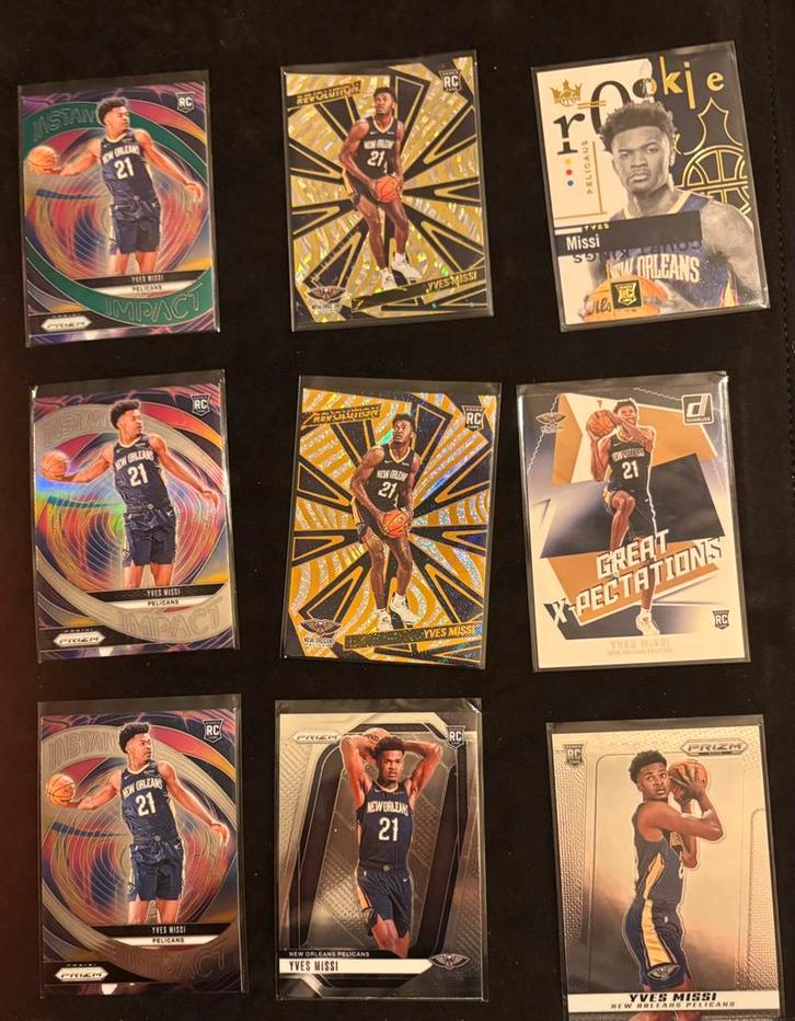 New Orleans Pelicans Rookie Lot – Reeves & Missi!, Hobby en Vrije tijd, Verzamelkaartspellen | Overige, Zo goed als nieuw, Losse kaart