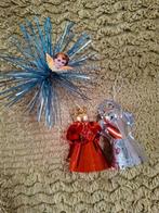 3 vintage kerstversiering engeltjes, Diversen, Kerst, Ophalen of Verzenden, Gebruikt