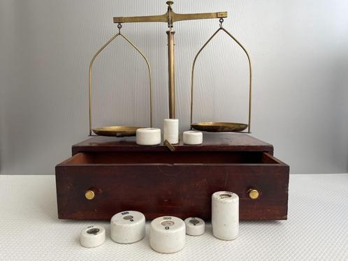 Apothekersweegschaal Kohlbusch circa 1910, Antiek en Kunst, Antiek | Gereedschap en Instrumenten, Ophalen of Verzenden