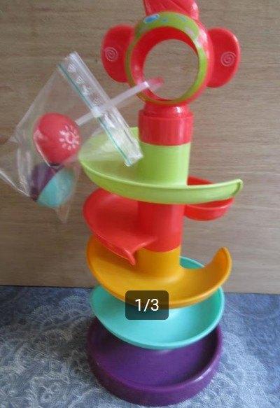nieuw: babyspeelgoed Ballentoren 39 cm hoog, Ophalen of Verzenden, Nieuw, Overige typen