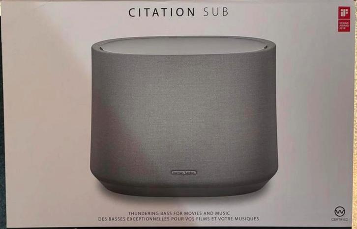 Harman Kardon Citation bar + Sub (grijs) Geseald, Audio, Tv en Foto, Soundbars, Nieuw, Ophalen