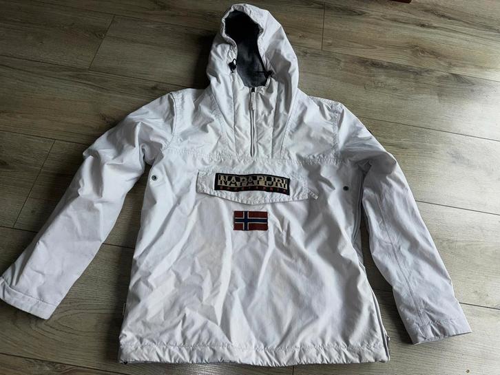 Napapijri jas winterjas S wit witte rainforest jack, Kleding | Dames, Jassen | Winter, Gedragen, Maat 36 (S), Wit, Ophalen of Verzenden