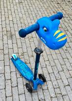 Microstep Maxi - Blauw met Dino Kop, Fietsen en Brommers, Steps, Ophalen, Gebruikt, Gewone step