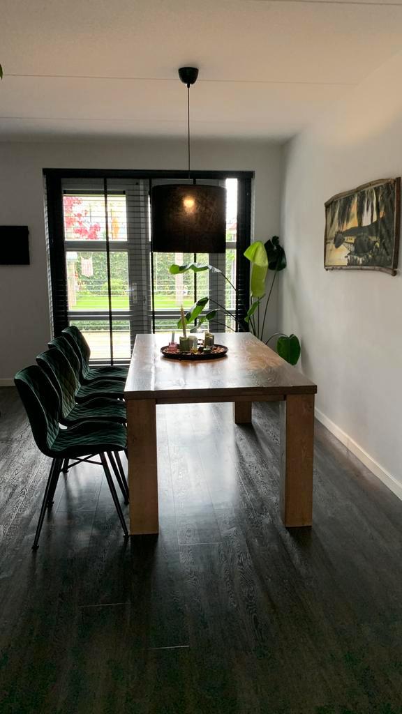 Eetkamer tafel 200x100, Huis en Inrichting, Tafels | Eettafels, Gebruikt, 50 tot 100 cm, 200 cm of meer, Vijf personen of meer