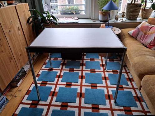 Formica eettafel tweezijdig blad, Huis en Inrichting, Tafels | Eettafels, Gebruikt, 50 tot 100 cm, 50 tot 100 cm, Vier personen