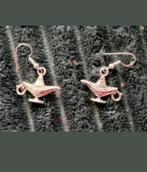 Zilveren oorbellen gelukslamp, Sieraden, Tassen en Uiterlijk, Hangers, Verzenden, Nieuw, Zilver