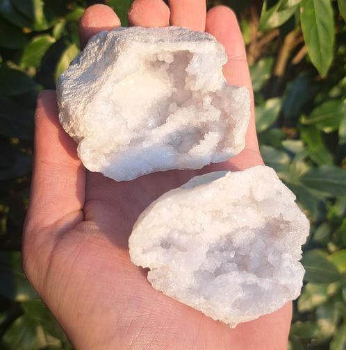 Edelstenen geode set edelsteen verzameling mineralen geodes, Verzamelen, Mineralen en Fossielen, Mineraal, Ophalen of Verzenden
